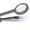 Lighted MagniGrip 4x Magnifier w/ Tweezers